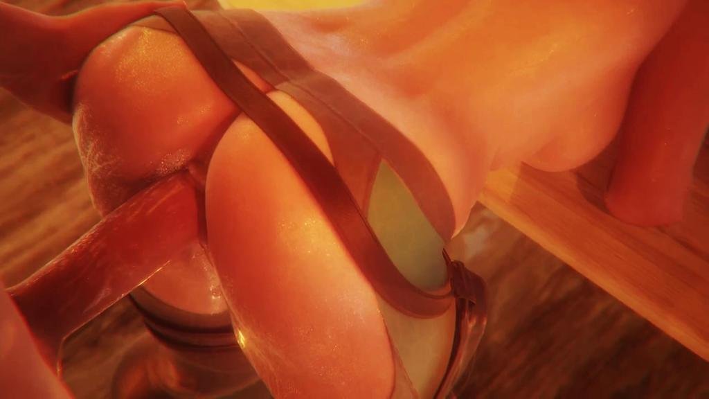 【3D沉浸体验】后入狂操光滑水嫩的极品美臀，这翘臀让人欲火焚身！